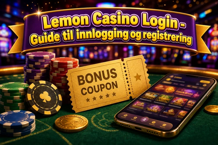 Lemon Casino Login - Guide til innlogging og registrering