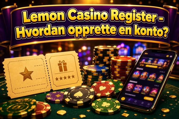 Lemon Casino Register - Hvordan opprette en konto?